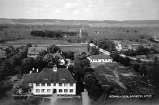 SW Foto alter Sportplatz in Vöhringen